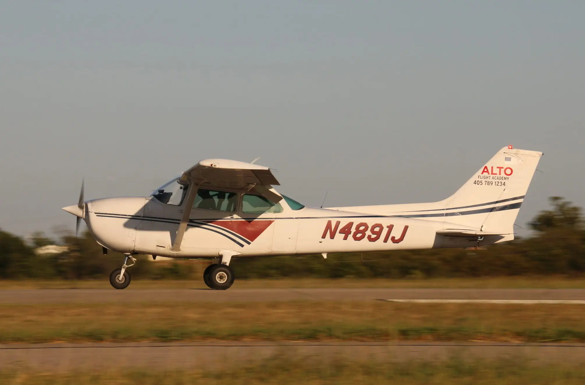 Cessna 172 training aircraft used by Alto Flight Academy students
